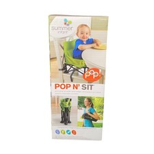 Summer Pop  N Sit Portable Booster Seat, tray, bag Indoor/Outdoor Use EUC