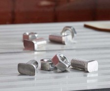 Greenhouse Bolts and Nuts Aluminium 11mm Cropped Head Spare Parts CHOOSE AMOUNT.