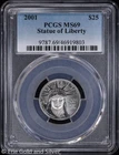 2001 American Platinum Eagle 1/4 oz — photo from another recent sale