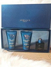NEW Versace Eros Travel Gift Set including EDT 5ml,Shower Gel,After Shave Balm