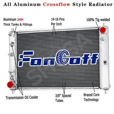 Cu2139 4 Rows Radiator Fit 1997-2004 Ford Mustang Gt Svt Cobra 4.6l 5.4l V8