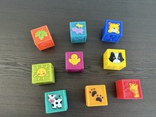 Earlyears Squeak 'N Stack Blocks Set Complete Set with Carry Storage Case