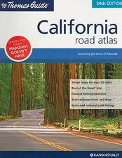 California Road Atlas by Thomas Guide Staff (2008, Trade Paperback)