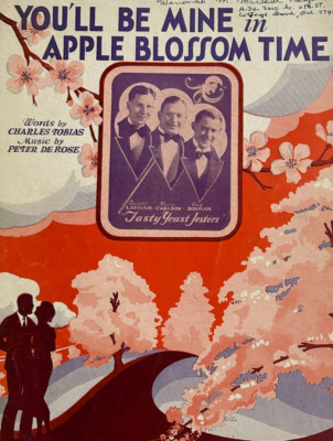You'll Be Mine In Apple Blossom Time - Vtg Sheet Music - Tasty Yeast Jesters