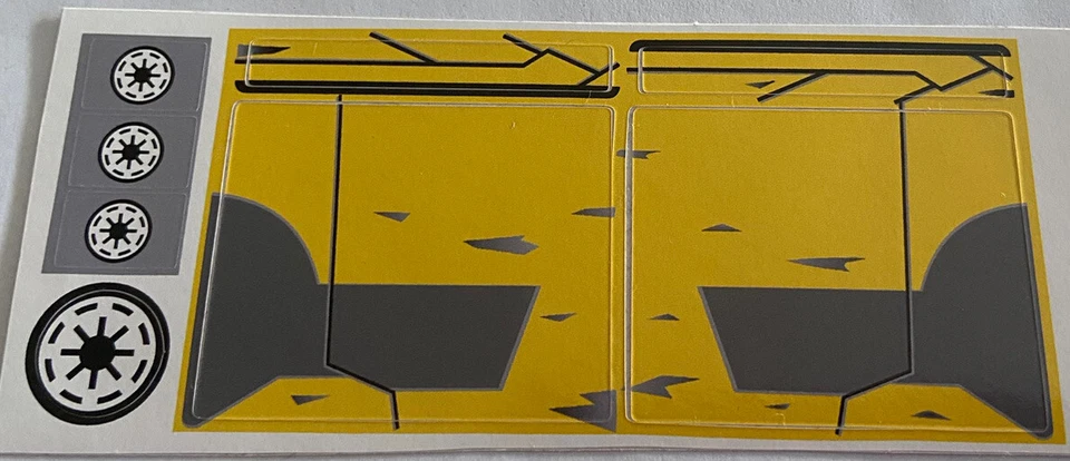 MARKENLOS Lego Star Wars Custom Sticker sheet 7669 Anakin Skywalker's Jedi Starfighter