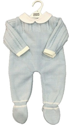 cable knit baby grow