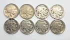 1913 Type I x2, 1916-D x3, 1917-D, 1919-D, 1928-S Buffalo Nickels