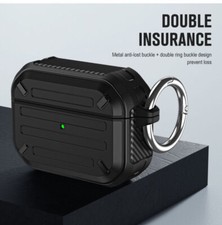 Apple AirPods Pro 2 Gen 1 Stoßfest Panzer Kopfhörer Robust Case Hülle - Navy.