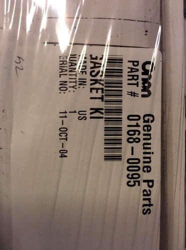One (1) Genuine OEM Onan Cummins Gasket Kit, 0168-0095, NOS Free Shipping - Picture 4 of 4