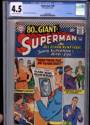 SUPERMAN #197 CGC 4.5 (6-7/67)  - Picture 1 of 2