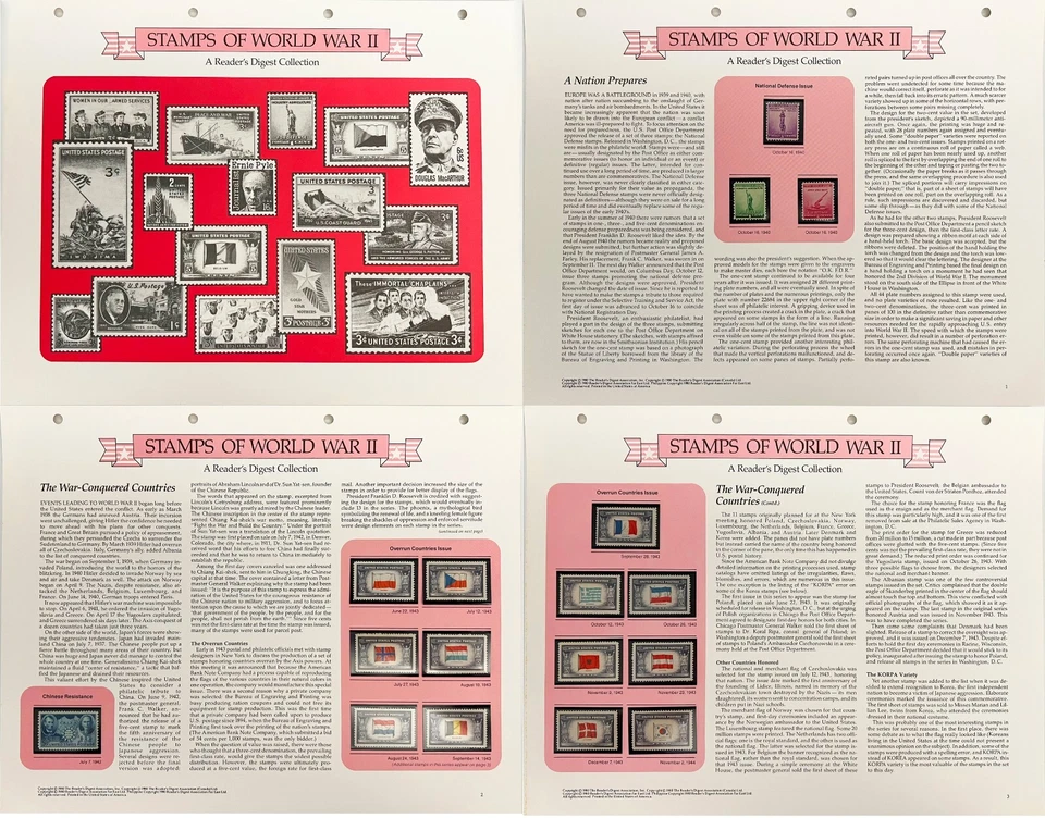 225+ US Postage Stamp First Day Covers FDC's 1978-1985 albums + 40 "WWII" MNH OG - Image 2 of 4