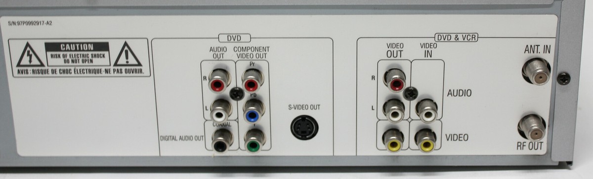 TruTech Tru Tech DV4TS05 DVD VCR VHS Player Deck with Remote and