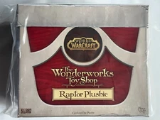 Blizzard 2017 Exclusive Wonderworks Toyshop Raptor Plush NEW in Box w/ Bag