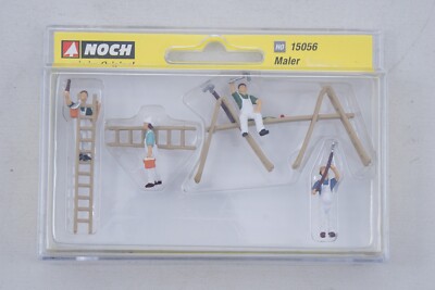 Noch 15056 Painters 4 Characters with Accessories H0 Modelling
