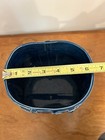 Vtg ceramic DENIM novelty planter vase blue jeans textured large  — photo 8