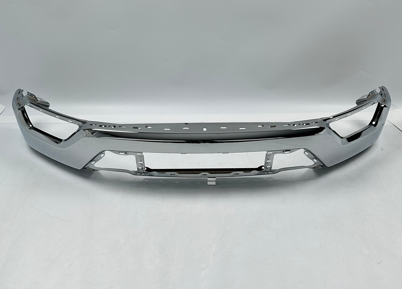 Steel Front Bumper Face Bar For 2021-2023 Ford F-150 F150 Truck Pickup Chrome