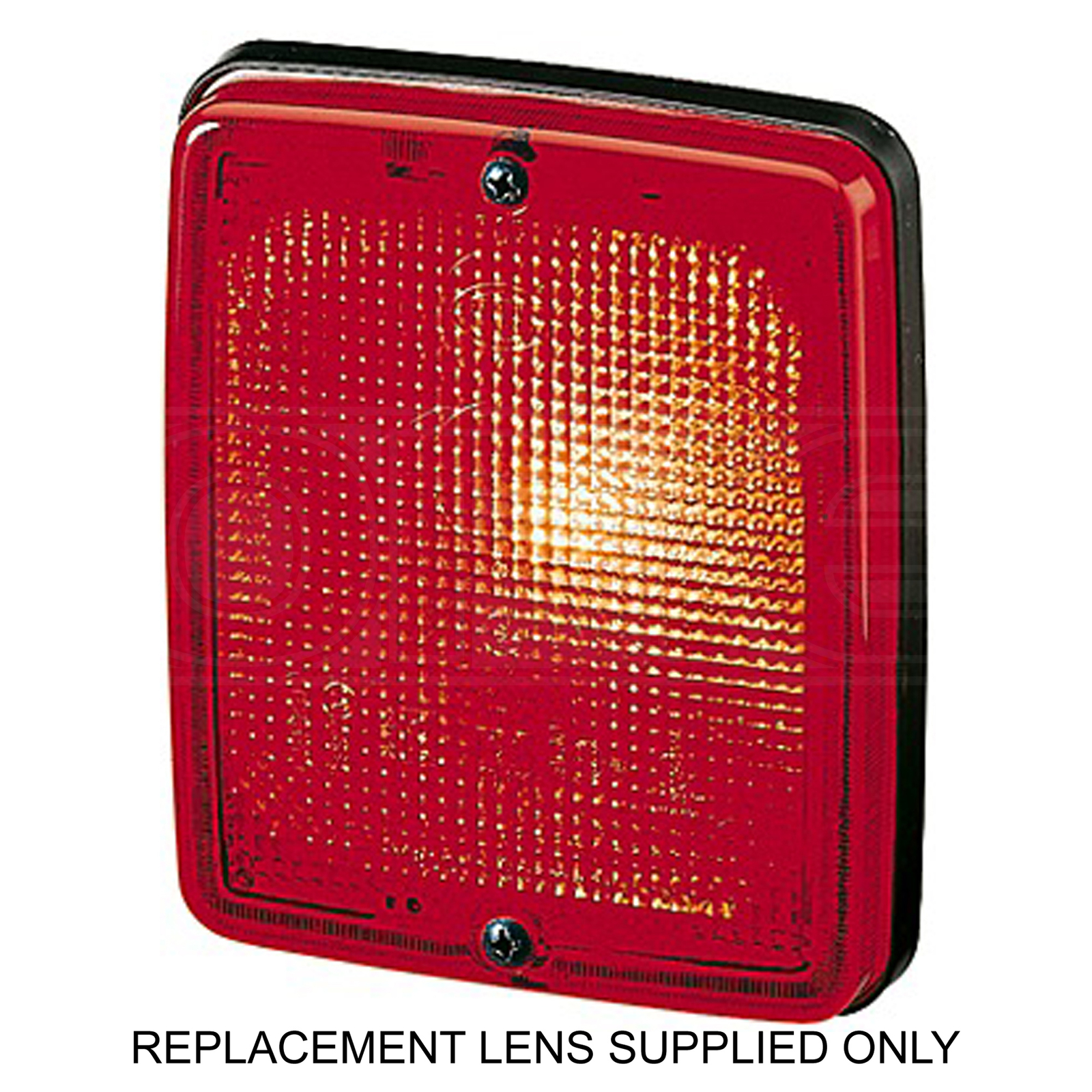 Lens stop light Red Square Lens for 2DA 003 236-031 HELLA 9EL 119 544-031
