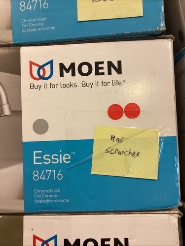 MOEN Essie 84716 High-Arc Widespread Chrome Bathroom Faucet - 第 2/2 張圖片
