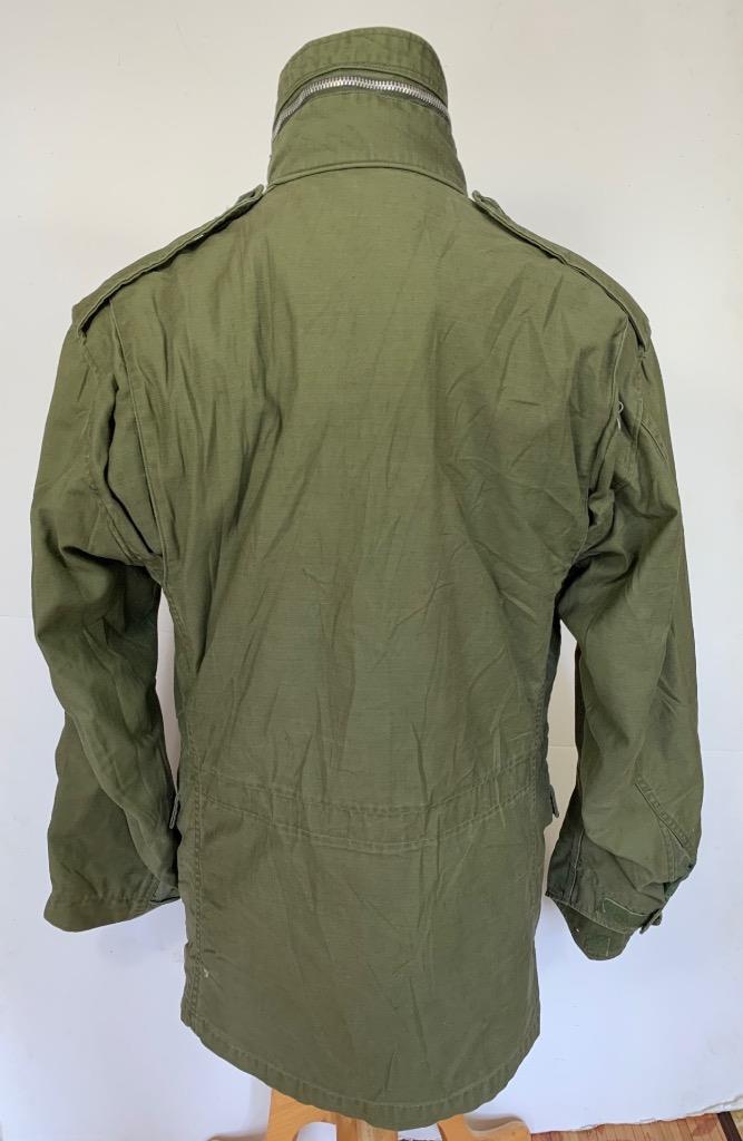 VINTAGE 60'S VIETNAM ERA M-65 US ARMY FIELD JACKET SM SILVER ZIP