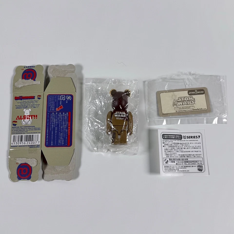 Star Wars Medicom Be@rbrick Bearbrick Wicket 100% Secreto Serie 7 Sellado NUEVO Foto 2 de 4