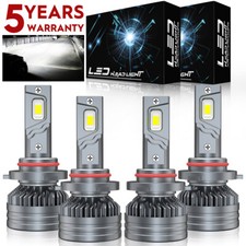 For Honda Accord 2003-2007 LED Headlights Bulbs White High/Low Beam 9005 9006 M9