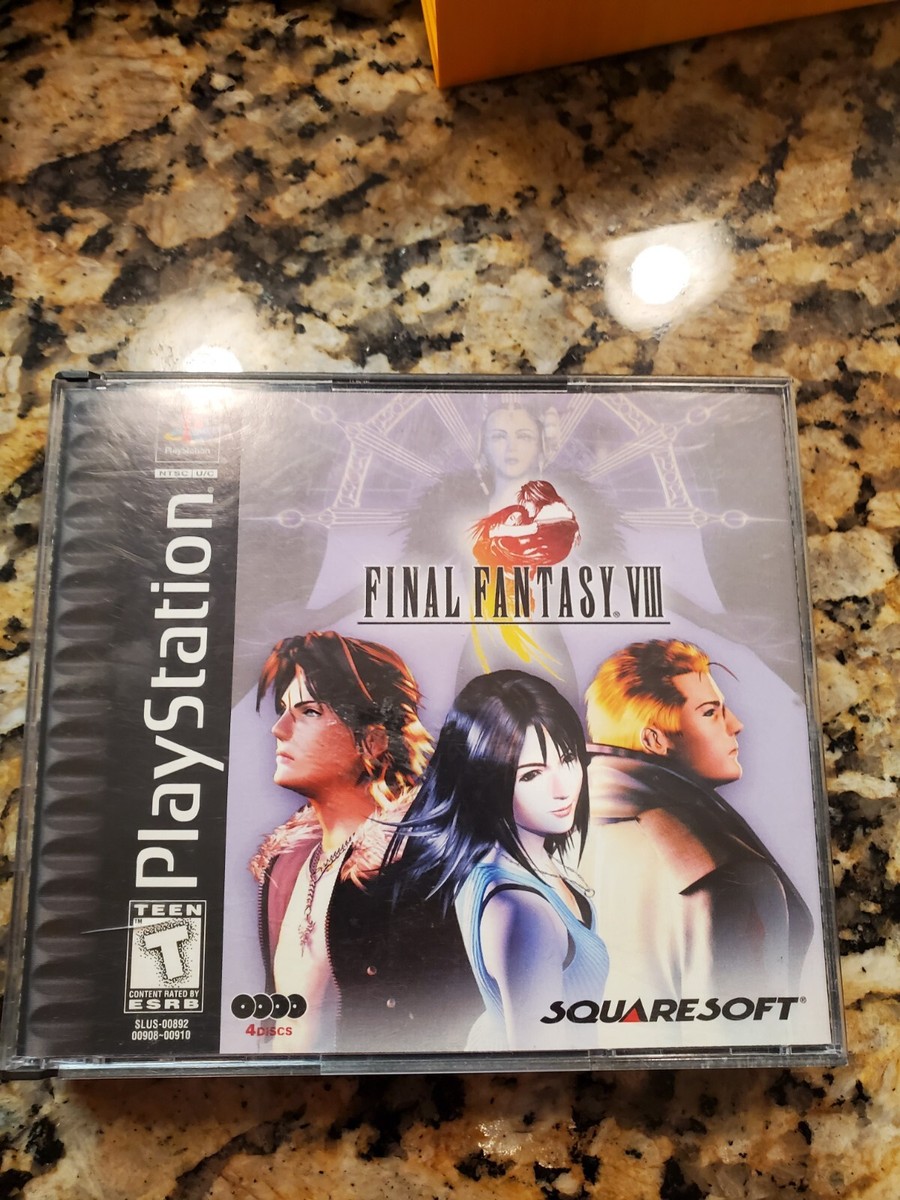 Final Fantasy VIII FFVIII FF8 BLACK LABEL (Sony PlayStation