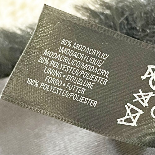 St Michael Marks & Spencer Kunstfell Stola Halstuch Schwarz Vintage Abschlussball Hochzeit - Bild 5 von 8