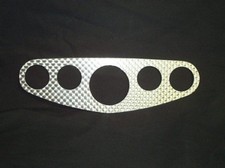 Stewart Warner Stainless Steel Engine Turned Dash Panel Insert Stewart Warner Stainless Steel Engine Turned Dash Panel Insert