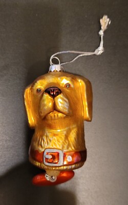 Abbott Collection Ornament Dog with Red Heart
