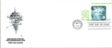 S00-1059, SPACE STATION, HOLOGRAM ENVELOPE, *COVER CRAFT CACHETS FDC, #10 COVER,