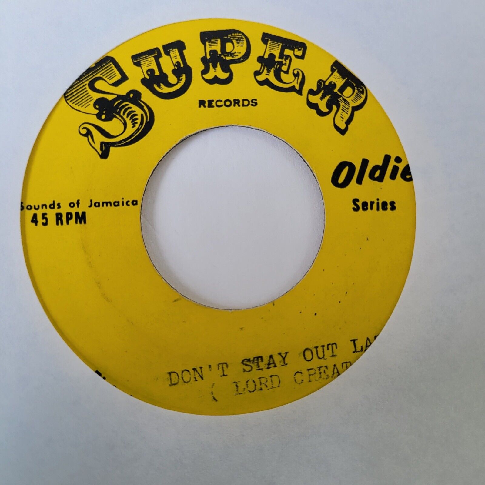 LORD CREATOR Don't Stay Out Late  SUPER OLDIES Ska Reggae 7" HEAR