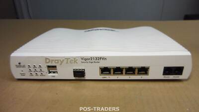 DrayTek VIGOR2132FVn Security SFP WAN Router 4 x Gigabit LAN EXCL PSU & ANTENNAS