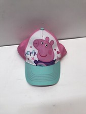 Peppa Pig Kid's Youth Baseball Cap Hat Pink White Adjustable Back Gift