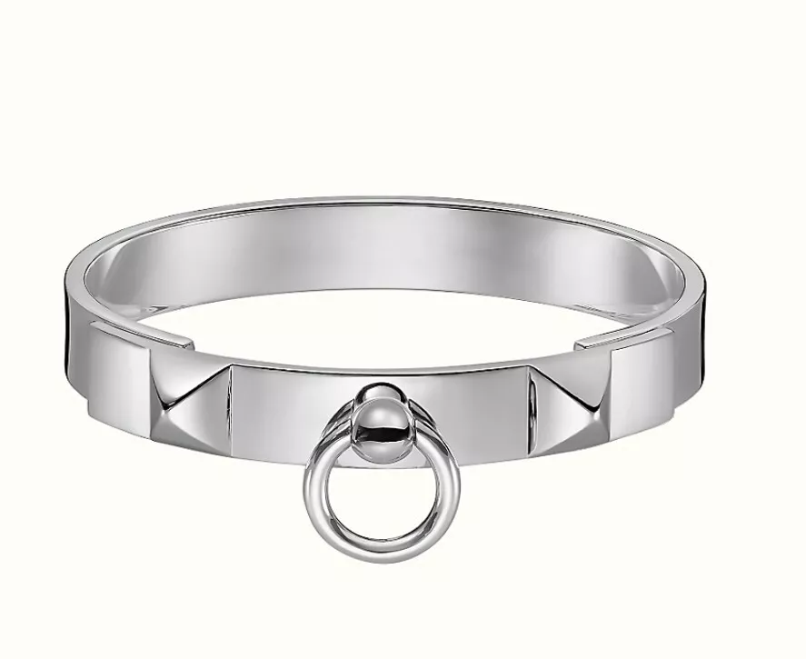 Hermes collier de store chien bracelet silver