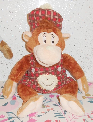 MONKEY HAVEN HOLIDAYS 17" "GREEDY MONKEY" PLUSH SOFT TOY TEDDY : VINTAGE vgc - Picture 2 of 4