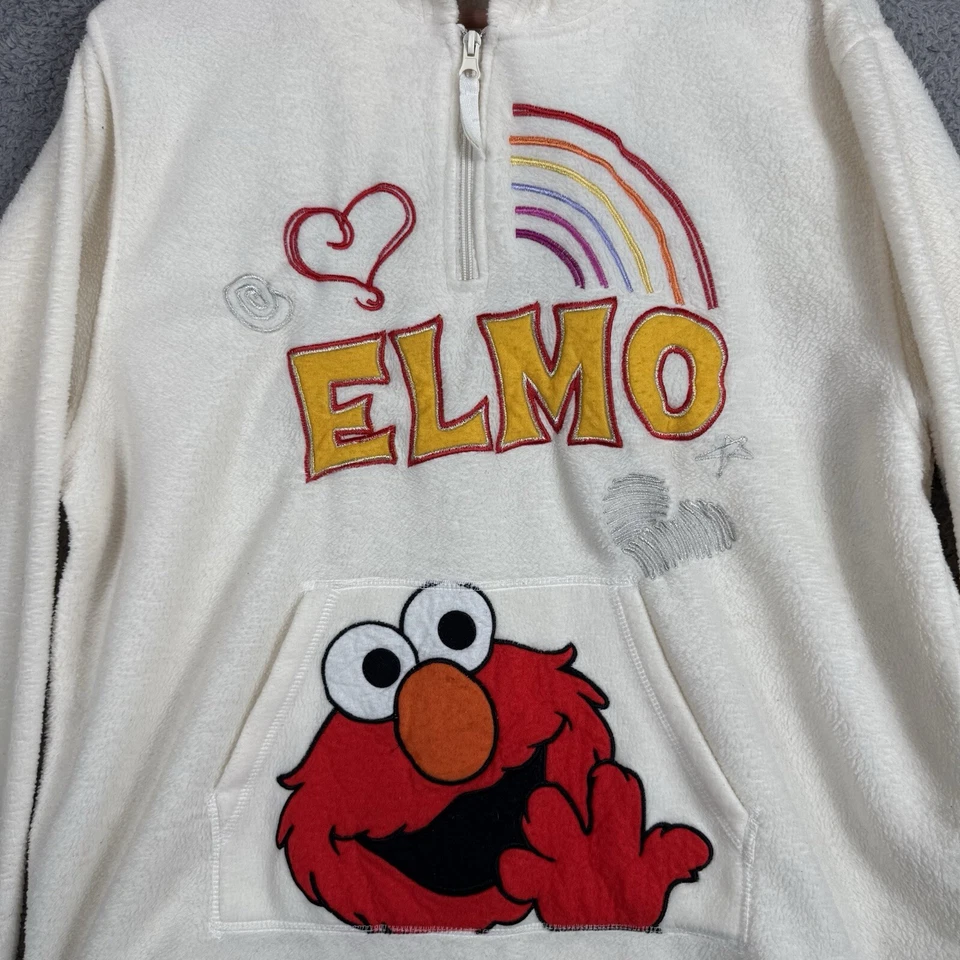 Sudadera con capucha vintage Sesame Street Elmo para mujer talla XL Foto 3 de 4