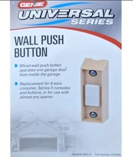 Genie Garage Door Wall Push Button Beige GWC-R
