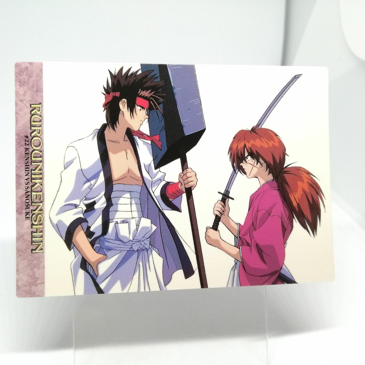 22 Kenshin VS Sanosuke Rurouni Kenshin Samurai X Card DASS