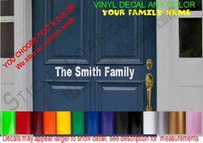 Front Door Street Number Decal sticker DECALS MailBox House Decal Address