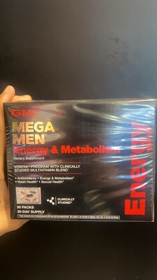 GNC Mega Men Energy & Metabolism 30 Pack