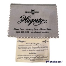Hagerty 3  x5   Silver Gold Platinum Jewelry Polishing 4-piece Cloth R-22