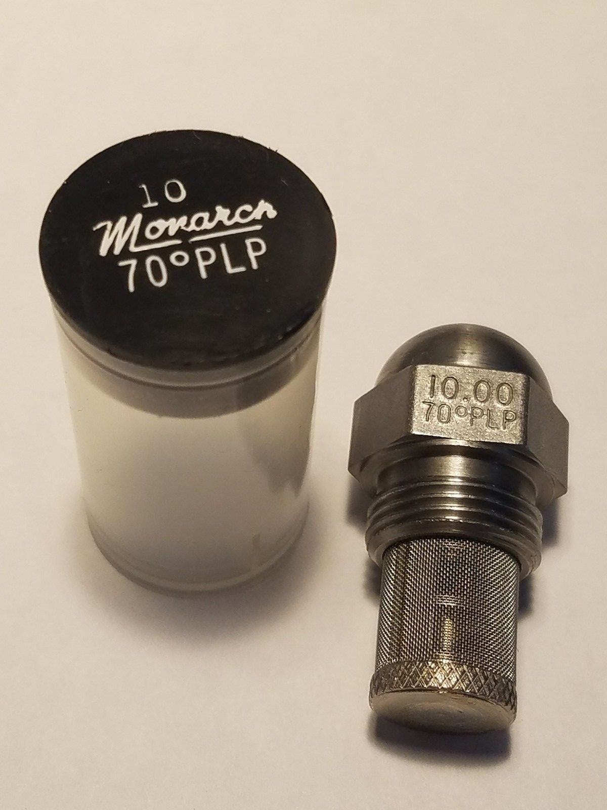 MONARCH 10.00 70° PLP STAINLESS STEEL OIL BURNER NOZZLE W/MONEL STRAINER NNB-image