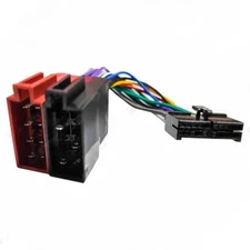 Automotive universal 20pin to ISO dual head conversion cable power cord