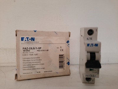 Eaton NSB FAZ-C0.5/1-SP Miniature Circuit Breakers (MCBs) FAZ 1P 0.5A 277V 50/60
