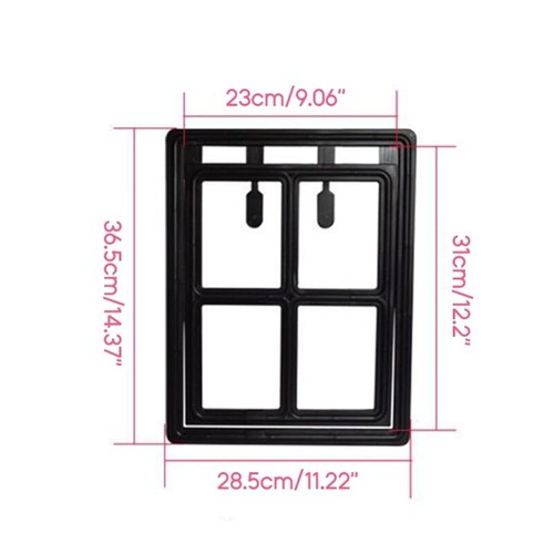 Flap Door Fly Screen Summer Pet Flap Door Automatic Closure Pet Safe Door - Picture 8 of 10