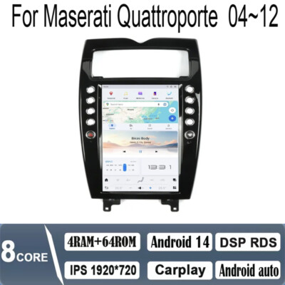 14.4''Android Navigation Car Gps Stereo Radio For Maserati Quattroporte 2004-2012