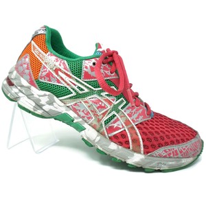 Tênis de corrida feminino Asics Tamanho 6.5 Gel Noosa Tri 8 Rosa Laranja Verde | eBay