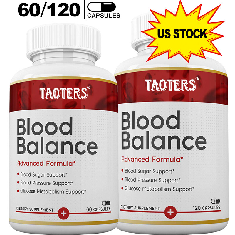Blood Balance-Blood Sugar&Blood Pressure Supplement-Promotes Blood,Heart Healthy