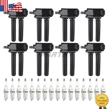 Ignition Coils & Spark Plugs Kit For Ram 1500 2500 3500 Truck V8 5.7L 2011-2019