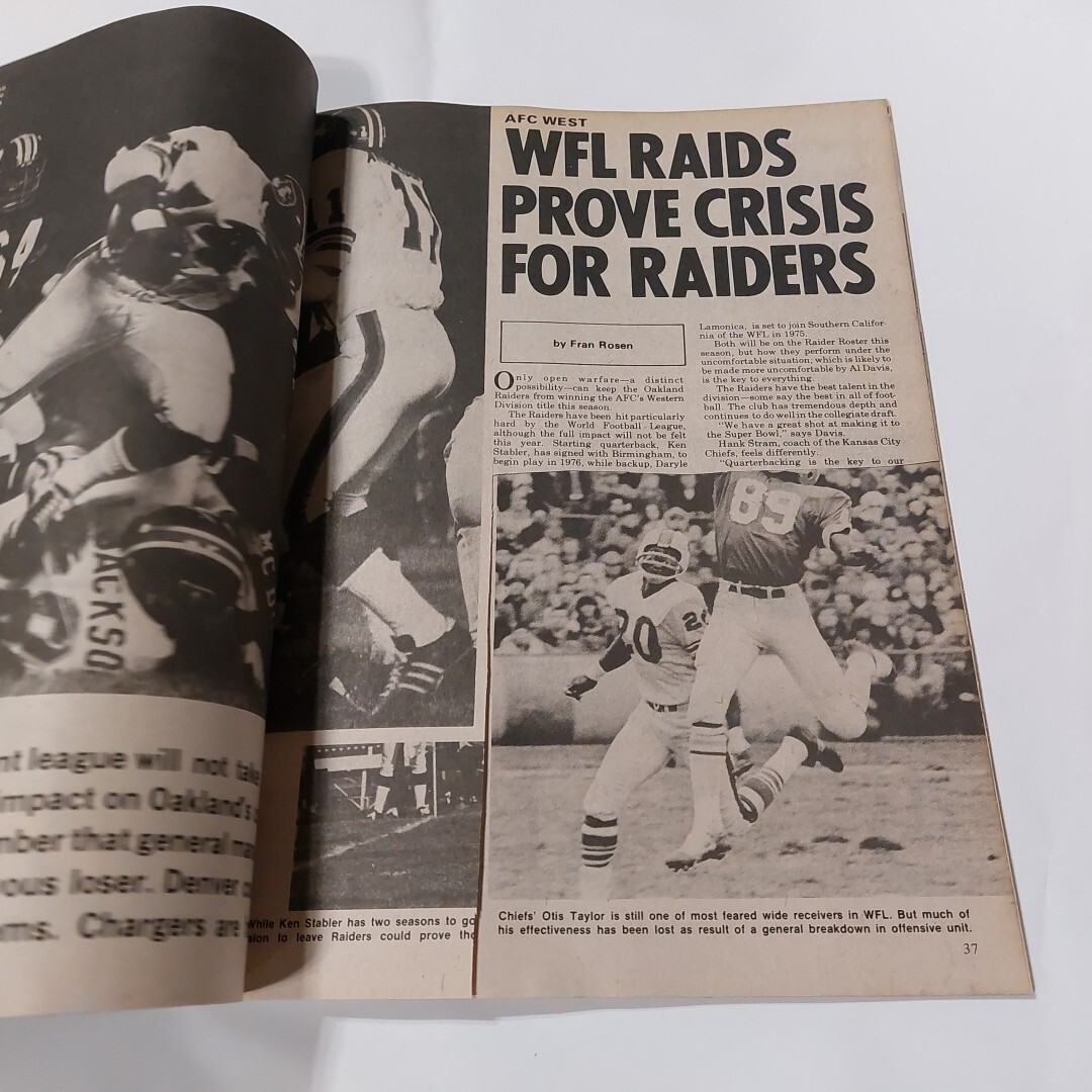 1974 AllStar Sports Football magazine Los Angeles Rams Dallas Cowboys